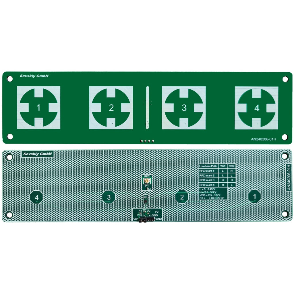Sevskiy GmbH AN240206-01H AN240206 802.15.4, BlueTooth, WiFi UHF (2GHz ~ 3GHz)