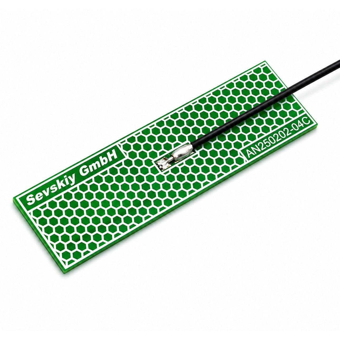 Sevskiy GmbH AN250202-04C-175-MHF1 * 802.15.4, BlueTooth, ISM general, WiFi UHF (2GHz ~ 3GHz), SHF (f > 4GHz)