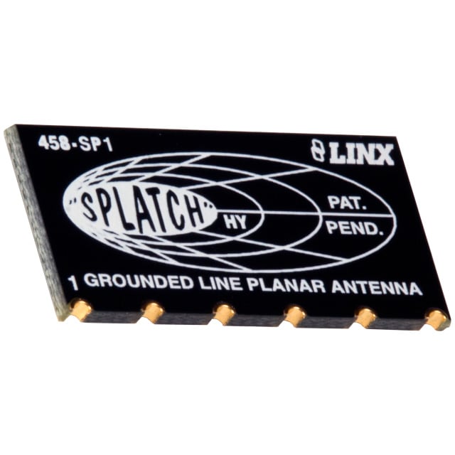 TE Connectivity Linx ANT-458-SP Splatch® ISM general UHF (300MHz ~ 1GHz)