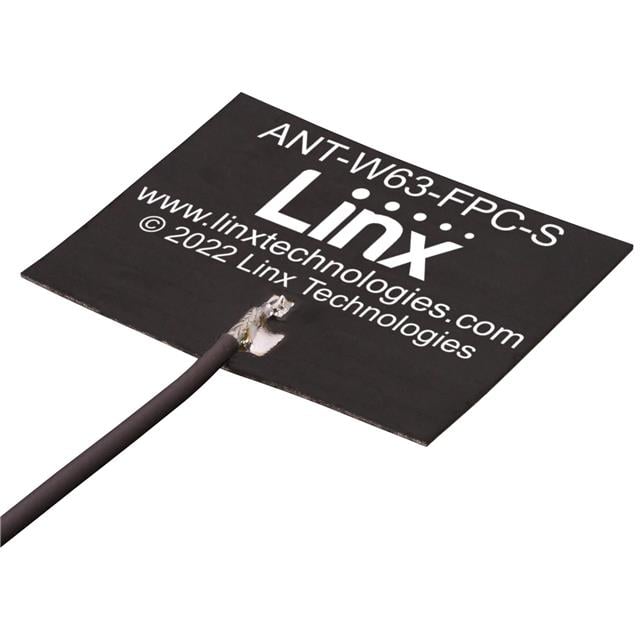 TE Connectivity Linx ANT-W63-FPC-SH100M4 ANT-W63-FPC-SH 802.15.4, BlueTooth, ISM general, WiFi UHF (2GHz ~ 3GHz), SHF (f > 4GHz)