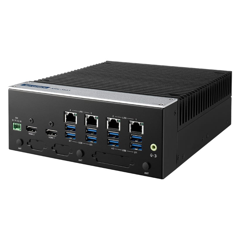 Advantech Corporation ARK-3533-00A1 ARK-3533 INTEL RPL-S H610E 4LAN+8USB+8COM