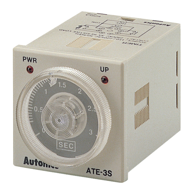 Autonics ATE-6S ATE Montaje en panel - Fijo, 6 seg 3A a 250VCA