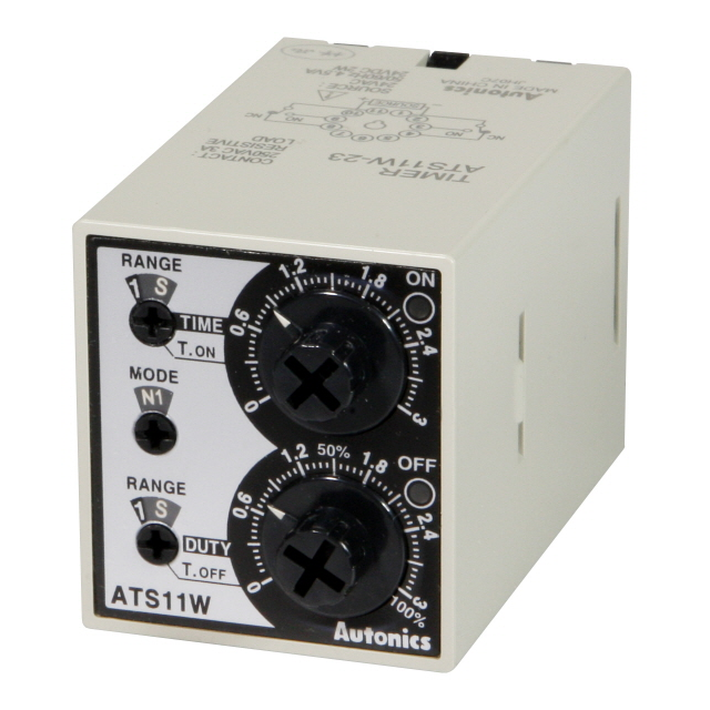 Autonics ATS11W-21 ATS11W Montaje en panel - 0.1 seg ~ 10 h 3A a 250VCA