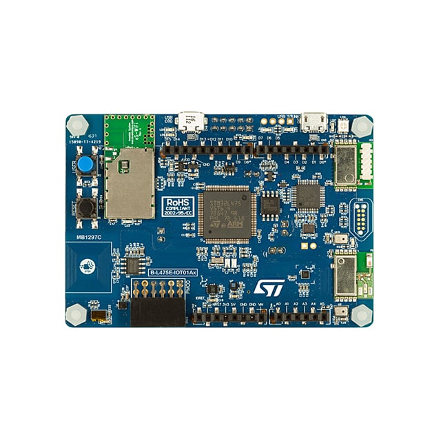 STMicroelectronics B-L475E-IOT01A2 STM32L4 Transceiver; 802.11 b/g/n (Wi-Fi, WiFi, WLAN), Bluetooth® Smart 4.x Low Energy (BLE)