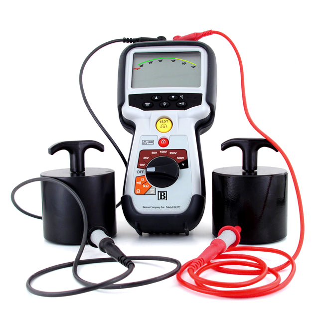 Botron Company Inc. B8572 - Surface Resistivity Meter Measuring Surface Resistivity, Humidity, and Temperature