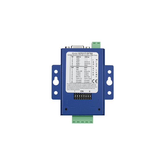 Advantech Corporation BB-SCP311T-DFTB3 - Convertidor, RS-232 a RS-422/485 D-Sub 09 Pos (DB9) hembra