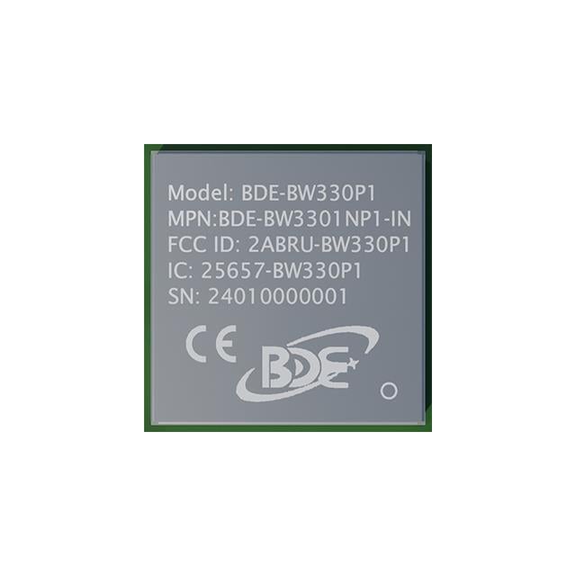 BDE Technology BDE-BW3301NP1-IN - IEEE 802.11 b/g/n/ax, Bluetooth de baja energía 5.4