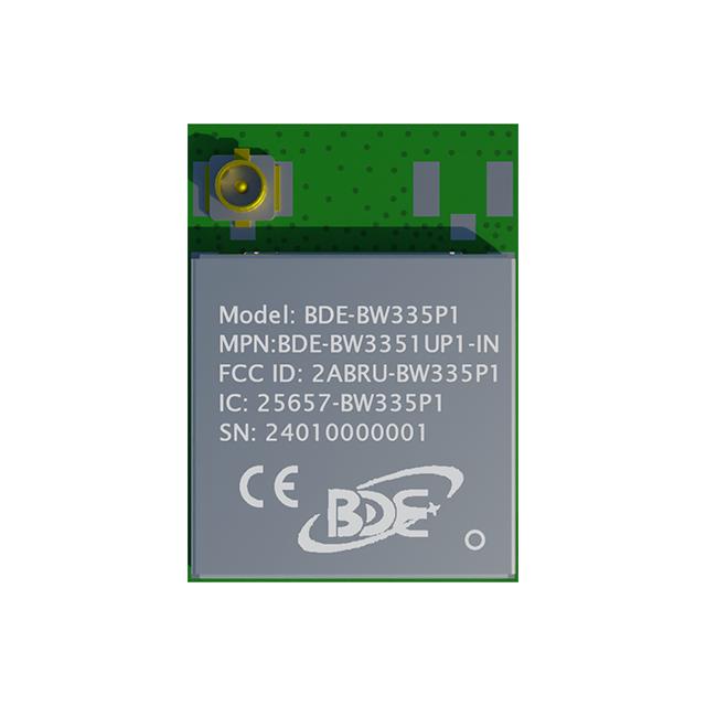 BDE Technology BDE-BW3351UP1-IN - IEEE 802.11 b/g/n/ax, Bluetooth de baja energía 5.2