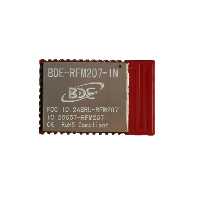 BDE Technology BDE-RFM207-IN - Bluetooth Mesh, BlueTooth 5.2, Thread, Zigbee 3.0, 6LoWPAN, IEEE 802.15.4
