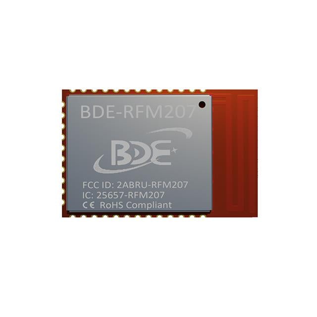 BDE Technology BDE-RFM207 - Malla Bluetooth, Bluetooth 5.0, Hilo, Zigbee 3.0, 6LoWPAN, IEEE 802.15.4
