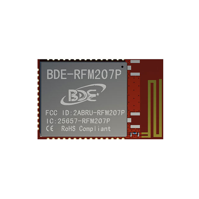 BDE Technology BDE-RFM207P - Malla Bluetooth, Bluetooth 5.0, Hilo, Zigbee 3.0, 6LoWPAN, IEEE 802.15.4