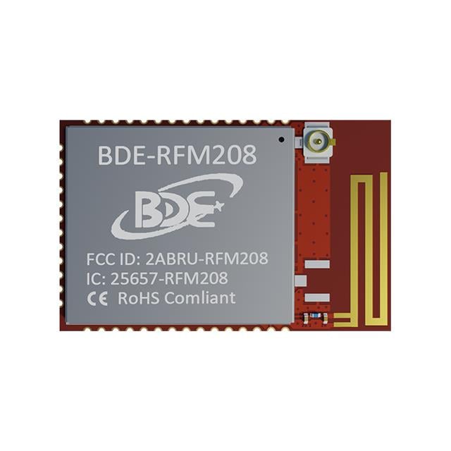 BDE Technology BDE-RFM208-UA - 6LoWPAN, BlueTooth v5.0, KNX, roscada, inalámbrica M-Bus, Wi-SUN, ZigBee®