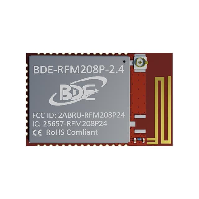 BDE Technology BDE-RFM208P-2.4-UA - 6LoWPAN, BlueTooth v5.0, KNX, roscada, inalámbrica M-Bus, Wi-SUN, ZigBee®