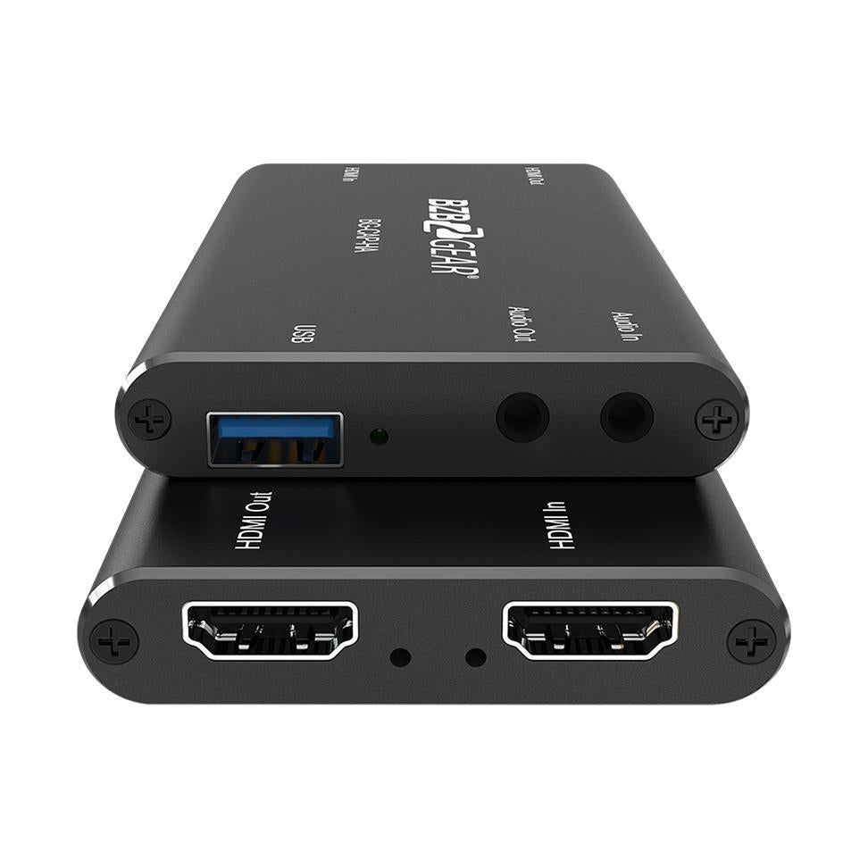 BZBGEAR BG-CAP-HA - HDMI a HDMI, USB Entrada de audio, HDMI