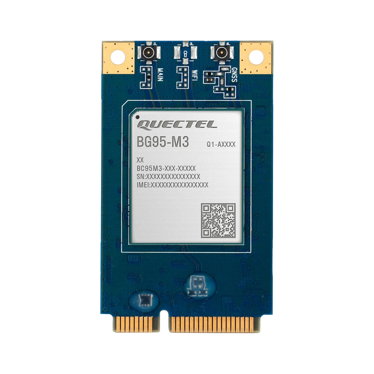 Quectel BG95M3LA-MINIPCIE - BeiDou, EGDE, Galileo, GLONASS, GPS, GNSS, GSM, LTE