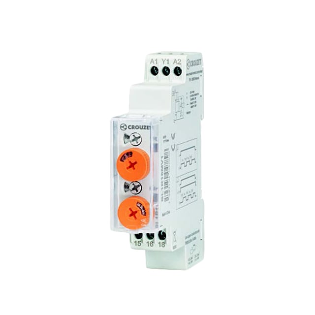 Crouzet BL1R16MV1 BL1R Riel DIN Relé mecánico 0.5 seg ~ 240 h 16A a 250VCA