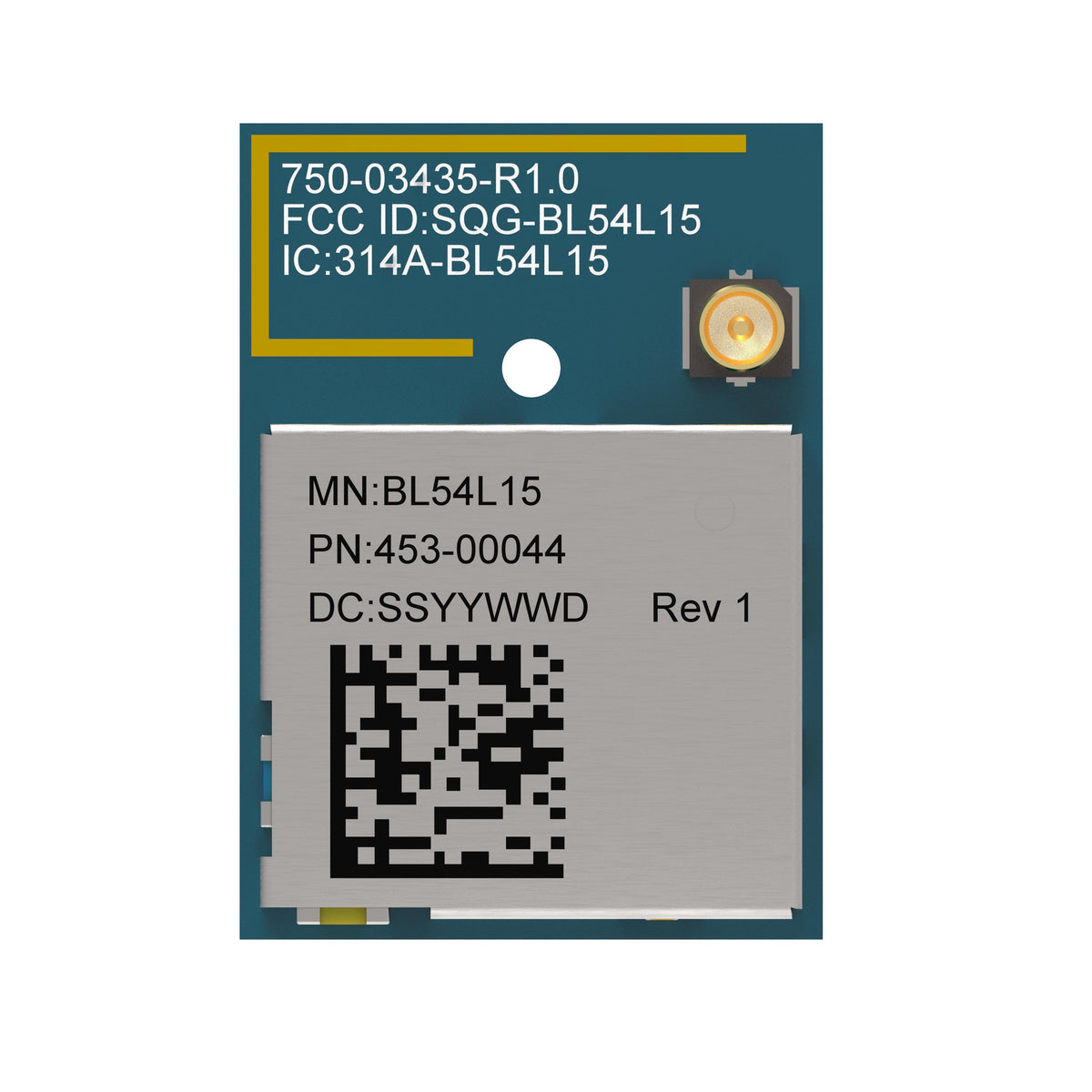 Ezurio 453-00044R BL54L15 802.15.4, BlueTooth