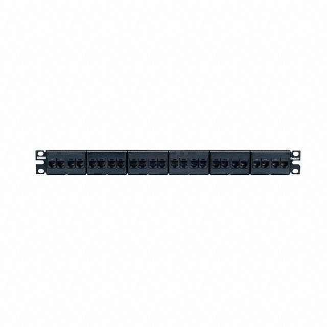Panduit Corp CP246X88BL Mini-Com® Patch Panel, Cat6A -