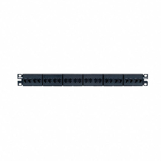 Panduit Corp CP246X88BL Mini-Com® Patch Panel, Cat6A -