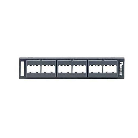 Panduit Corp CPP12WBL Mini-Com® Modular Panel -