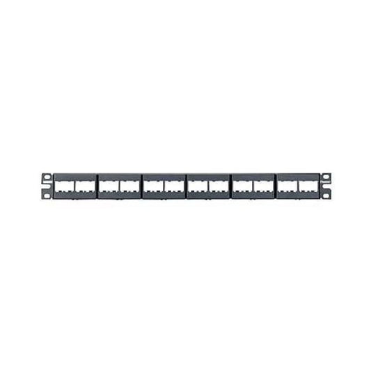 Panduit Corp CPP24WBLY Mini-Com® Modular Panel -