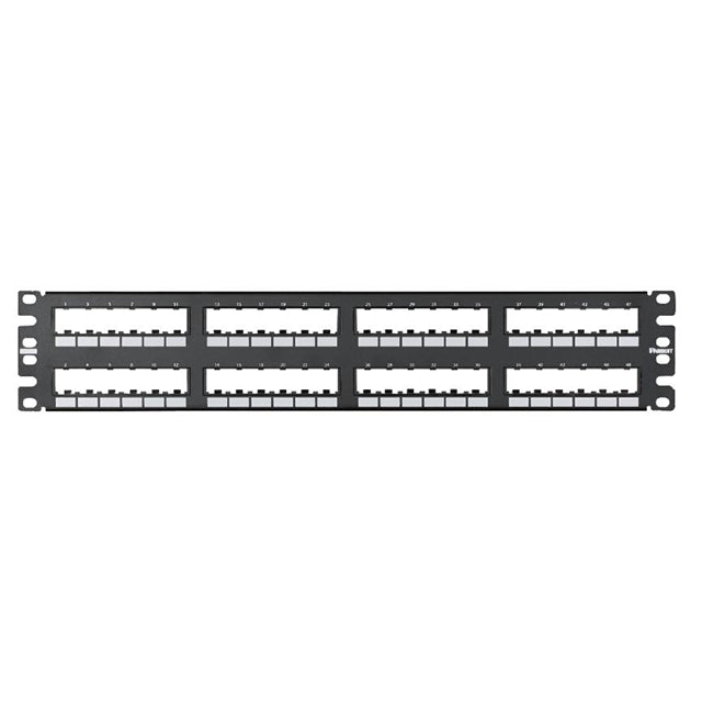 Panduit Corp CPP48FM6BL Mini-Com® Modular Panel -