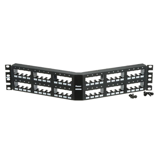 Panduit Corp CPPA48FMWBLY Mini-Com® Modular Panel -