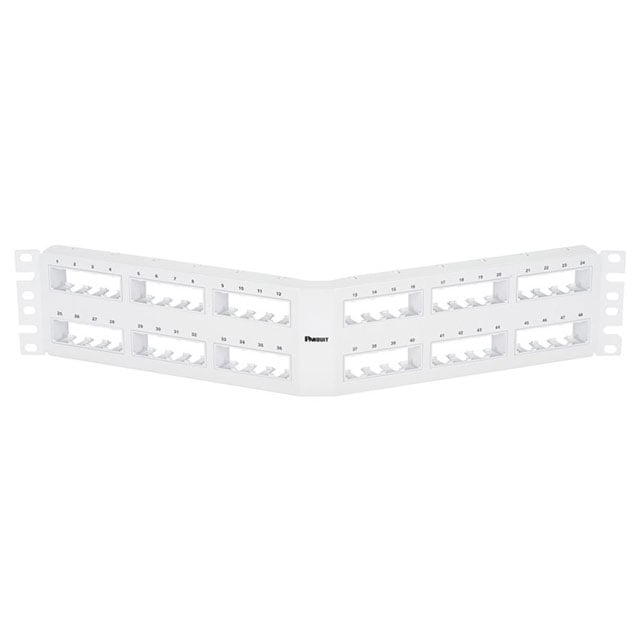 Panduit Corp CPPA48FMWWH Mini-Com® Modular Panel -