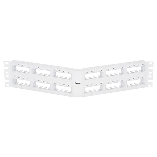 Panduit Corp CPPA48FMWWH Mini-Com® Modular Panel -