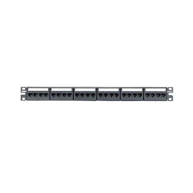 Panduit Corp CPPKL6G24WBL Mini-Com® Modular Panel -