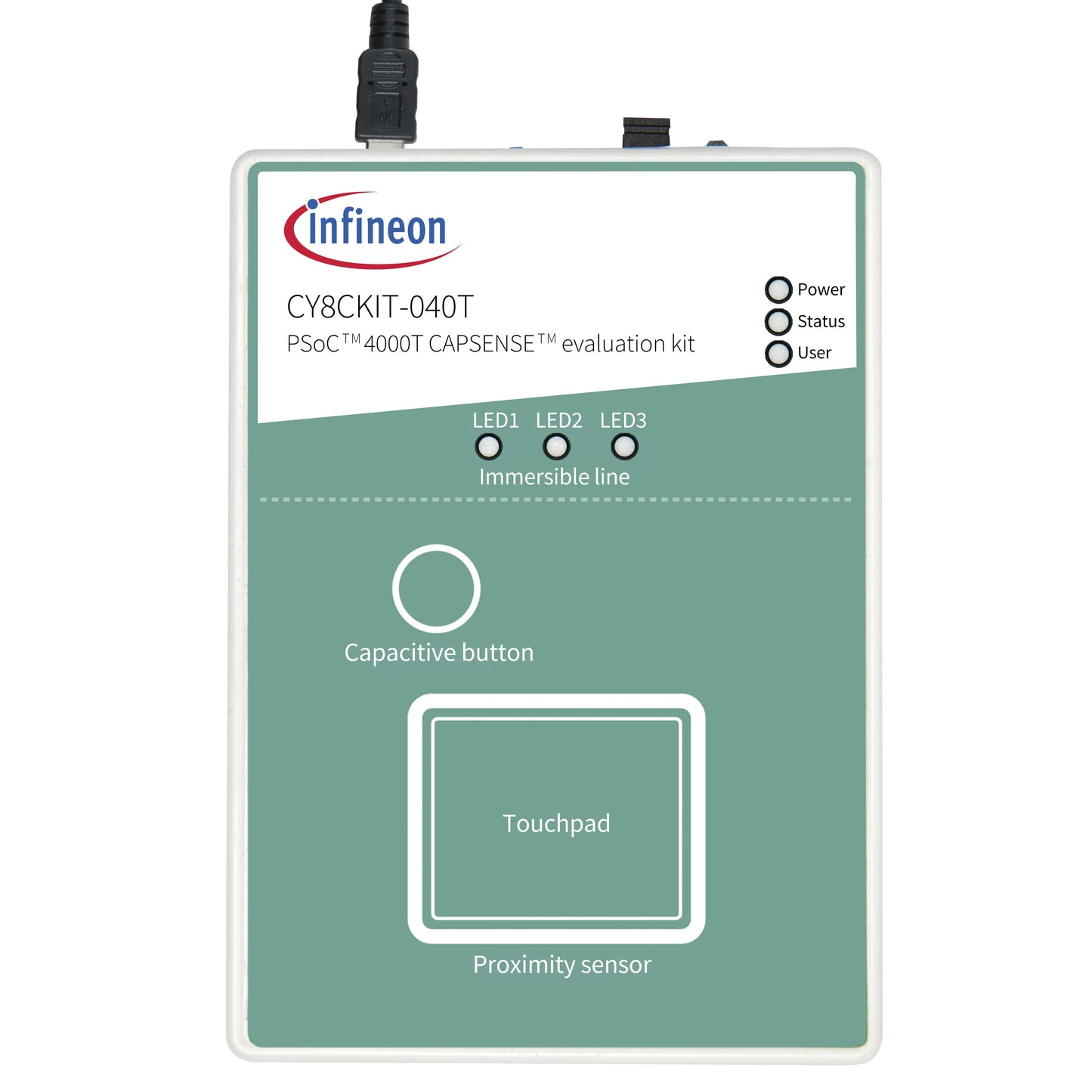 Infineon Technologies CY8CKIT-040T PSOC™ 4 PSOC 4000T CAPSENSE