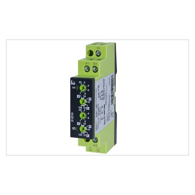 TELE Controls Inc E1ZI10 12-240V AC/DC ENYA Riel DIN Relé mecánico 0.05 seg ~ 100 h 8A a 250VCA
