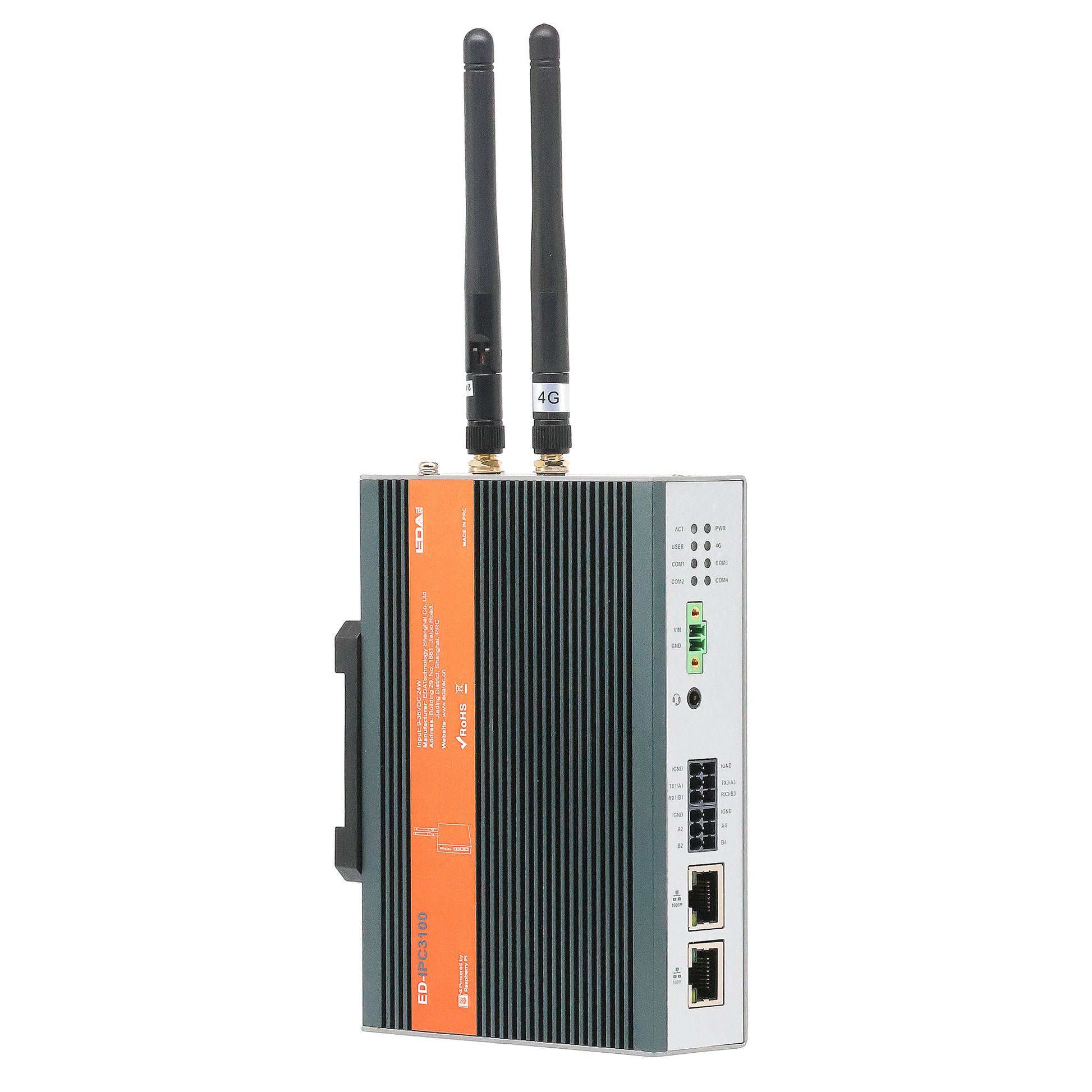 EDATEC ED-IPC3110-10432-S ED-IPC3100 SBC 2.4GHZ 4 CORE 4GB RAM