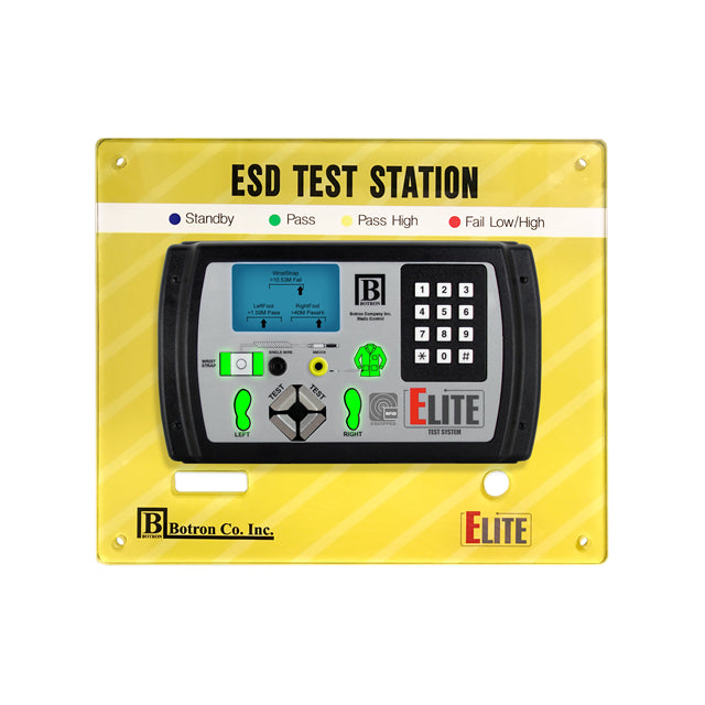 Botron Company Inc. B88025 ELITE Footwear, Wrist Strap Tester Verification of Footwear and Wrist Strap Grounding