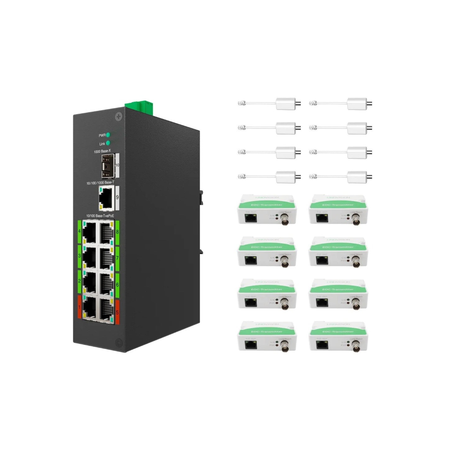 Linovision EOC-Switch0804 KIT * Inyector Midspan 48 ~ 57V