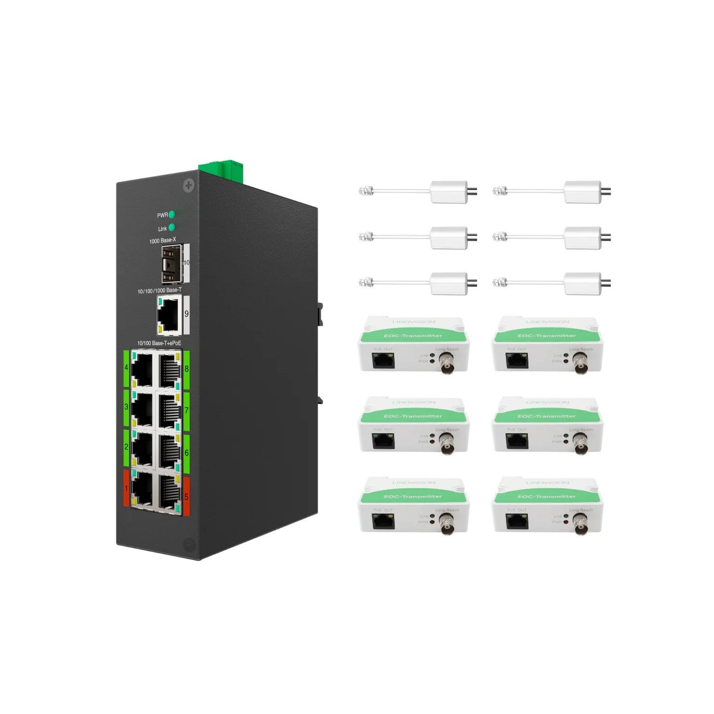 Linovision EOC-Switch0806 KIT * Inyector Midspan 48 ~ 57V