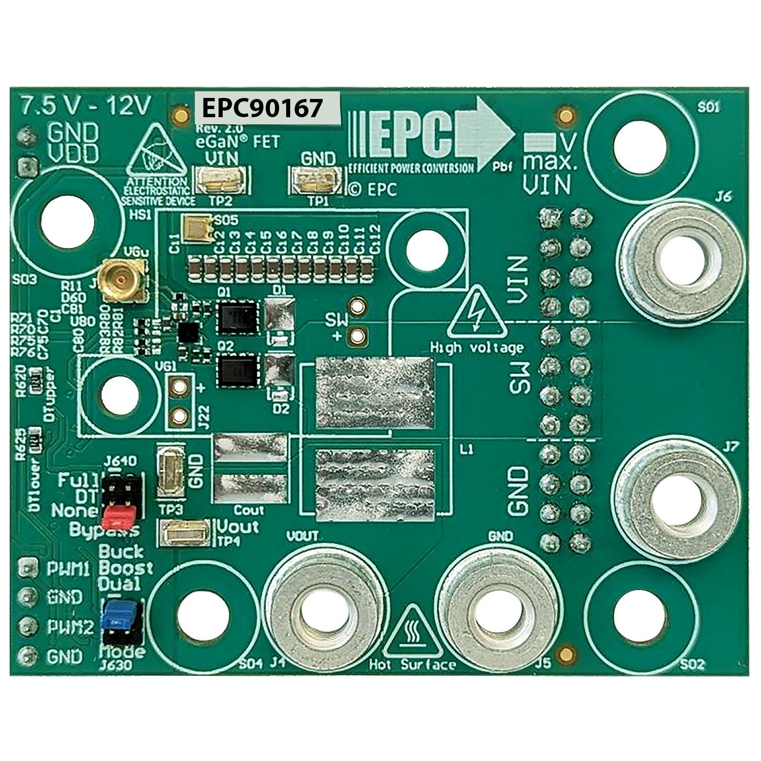 EPC EPC90167 eGaN® Power Management Motor Controller/Driver