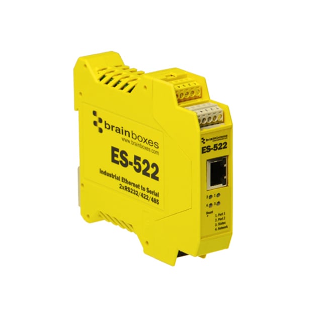Brainboxes ES-522 - Ethernet to Serial RS-232/422/485