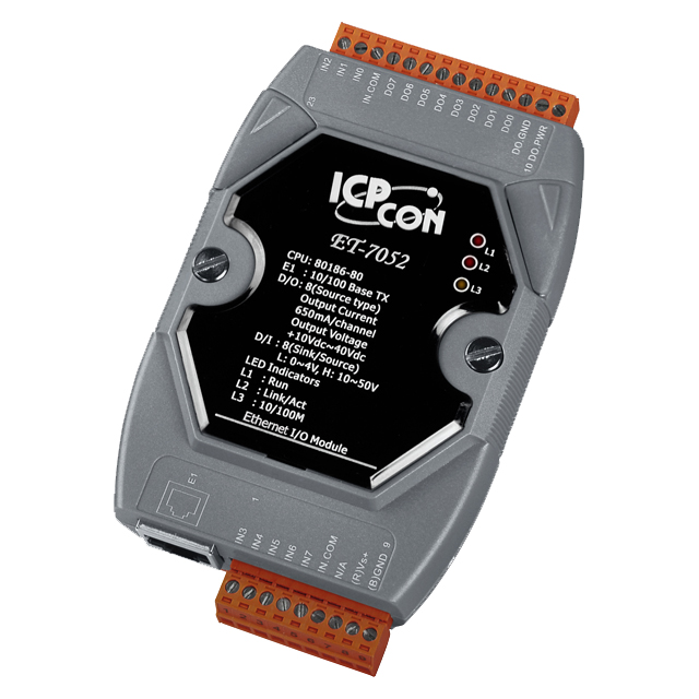 ICP DAS USA INC ET-7052 - Input, Output (I/O) Module -