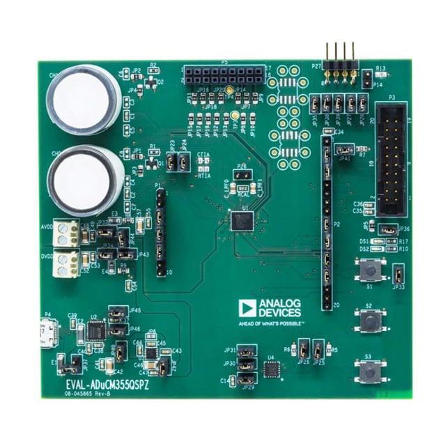 Analog Devices Inc. EVAL-ADUCM355QSPZ - QUICKSTART PLUS ADUCM355 EVAL BD MCU 32 bits ARM® Cortex®-M3