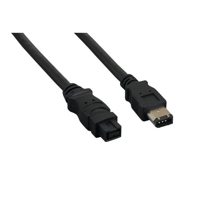 Sanoxy FRW-IEEE-1384B-9-6-10FT-BLK - Plug, 6 Position IEEE 1394b, 9 Position