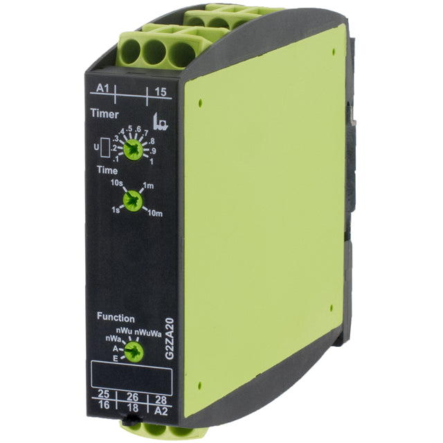 TELE Controls Inc G2ZA20 10MIN 24-240V AC/DC GAMMA Riel DIN Integrado 0.1 seg ~ 10 min 3A a 250VCA