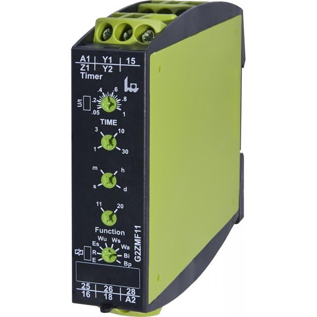TELE Controls Inc G2ZMF11 24-240V AC/DC - Riel DIN Relé mecánico 0.05 seg ~ 720 h 5A a 250VCA