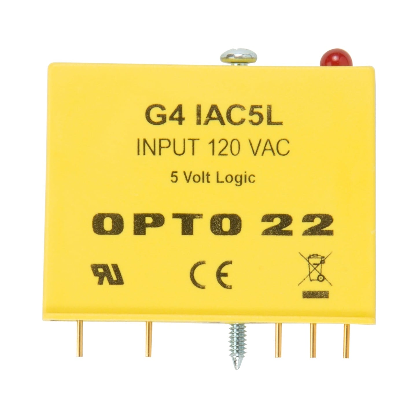 Opto 22 G4IAC5L G4 Módulo de entrada de CA Amarillo