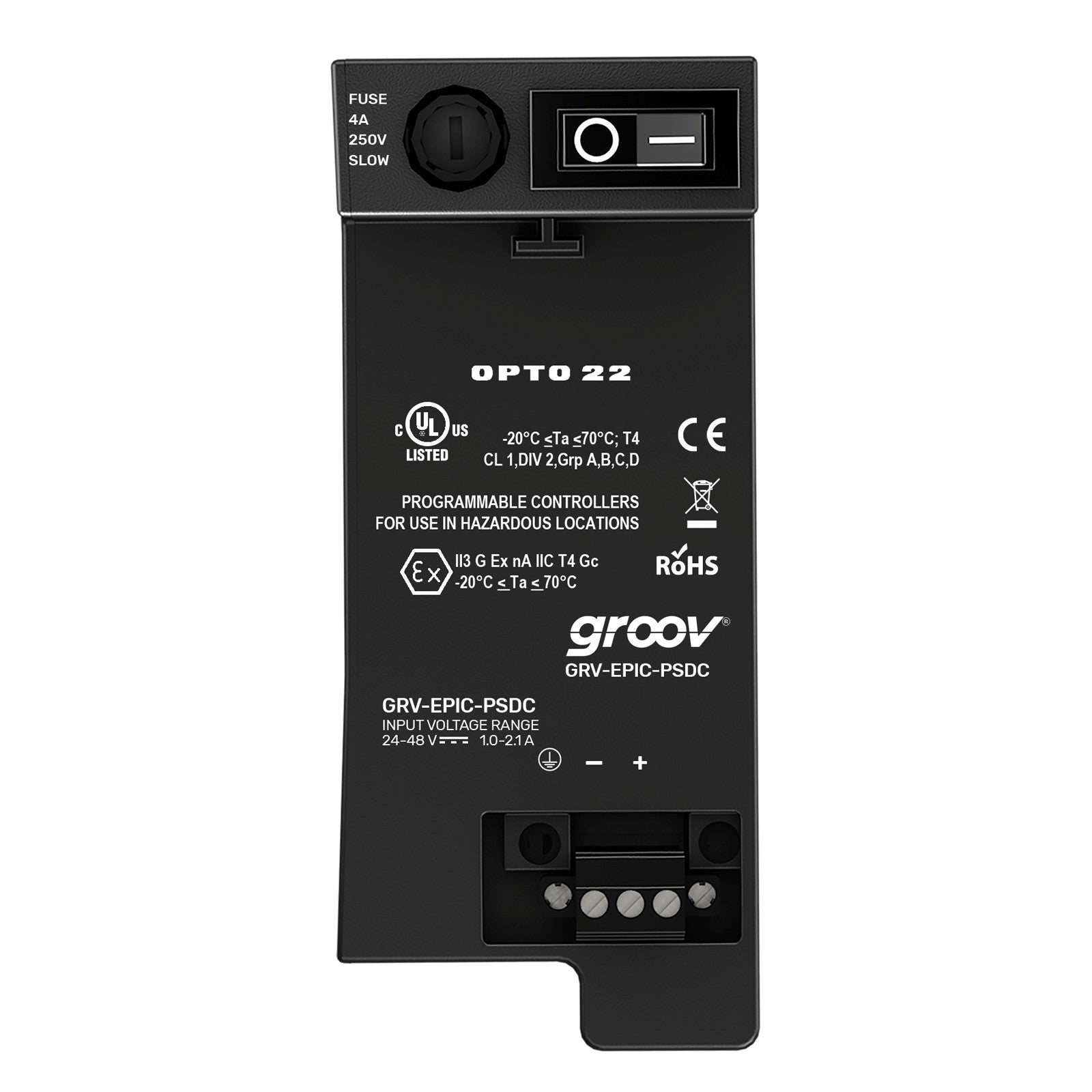 Opto 22 GRV-EPIC-PSDC groov EPIC® Power Supply Module GRV Series