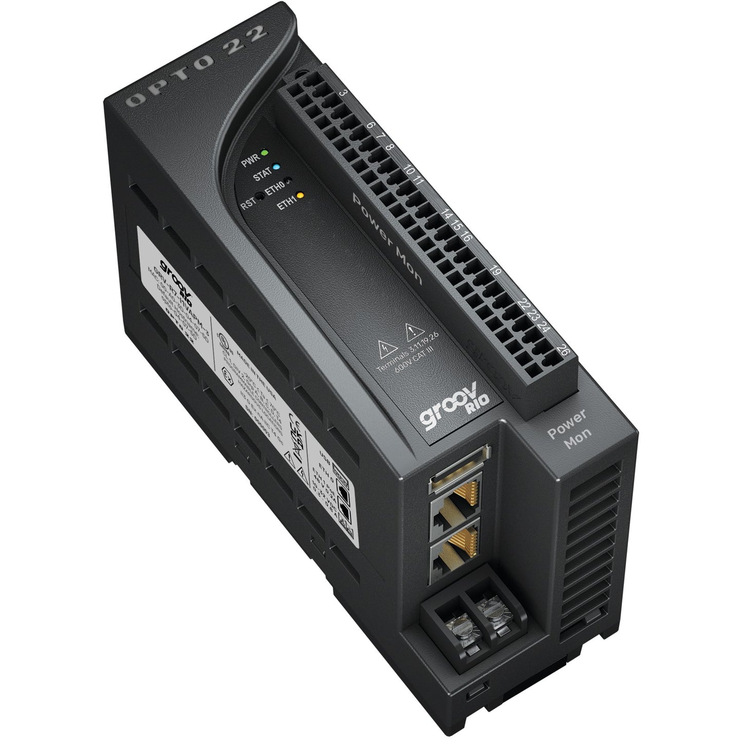 Opto 22 GRV-R7-I1VAPM-3 groov RIO® Power Measurement Module GRV Series