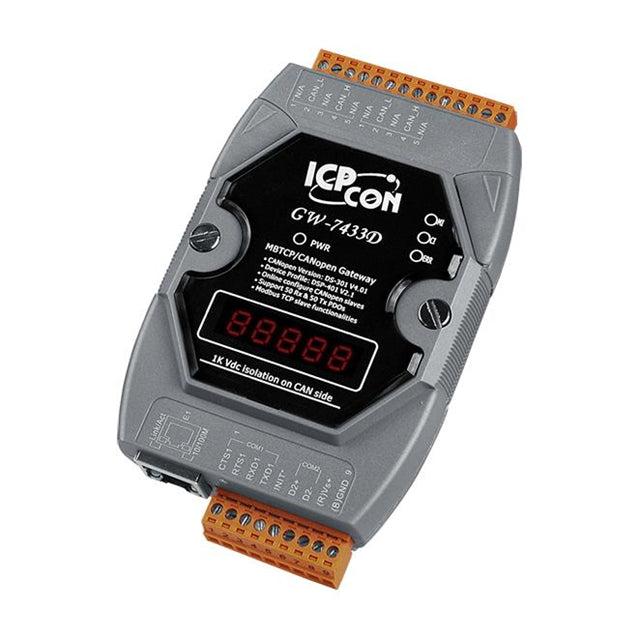 ICP DAS USA INC GW-7433D - Serial a serial Bloque de terminales