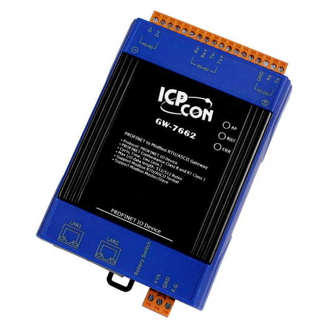 ICP DAS USA INC GW-7662 - Serial a serial Bloque de terminales