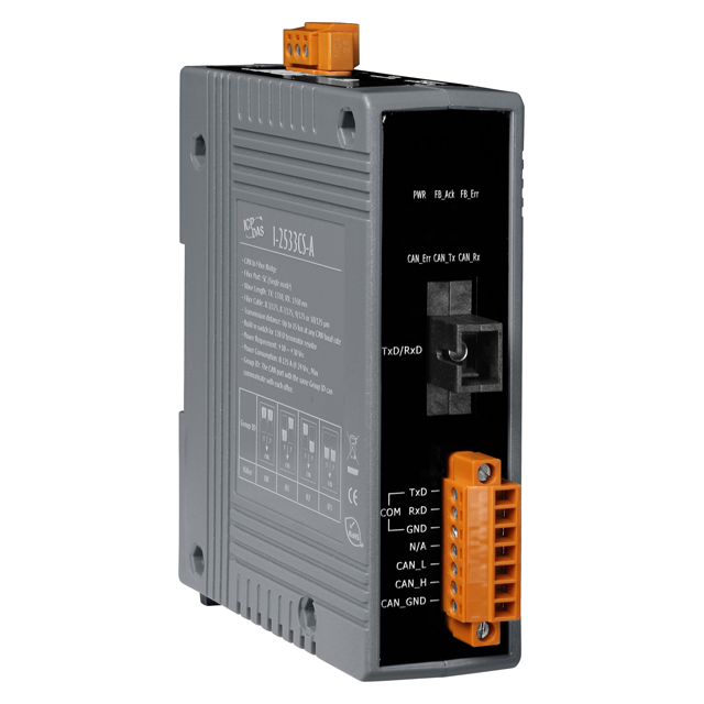 ICP DAS USA INC I-2533CS-60 - Can a fibra óptica Bloque de terminales