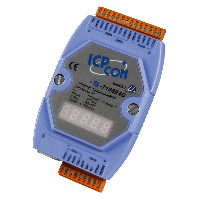 ICP DAS USA INC I-7188E4D - Serial a serial Bloque de terminales